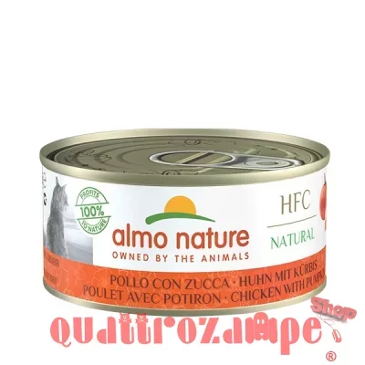 Almo Nature Hfc Pollo con Zucca 150 gr Umido Gatto