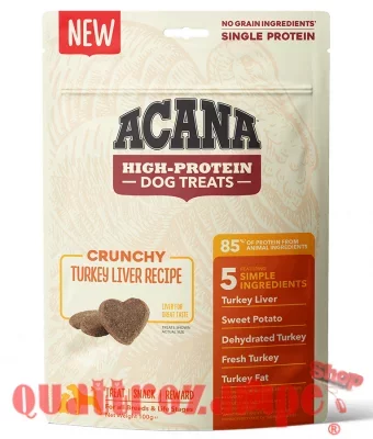 Acana Hight Protein Snack 100 gr Fegato di Tacchino per Cani