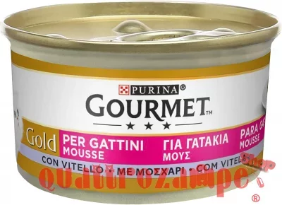 Gourmet gold mousse Kitten Per Gattini 85 gr Vitello