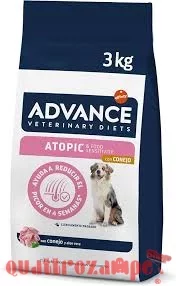 Advance Veterinary Diets Atopic Coniglio Medium Maxi 3 kg Cane