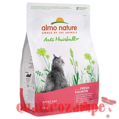 Almo Nature Anti Hairball Salmone Crocchette per gatto