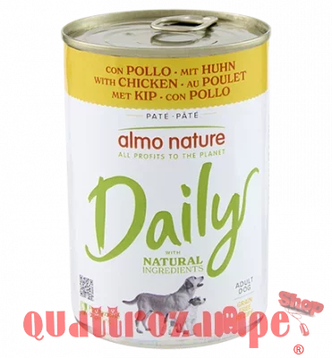 Almo Nature Barattolo Daily Menu Pollo 400 gr Cane