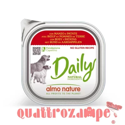 Almo Nature Daily Menu Manzo Patate 100 gr Per Cane