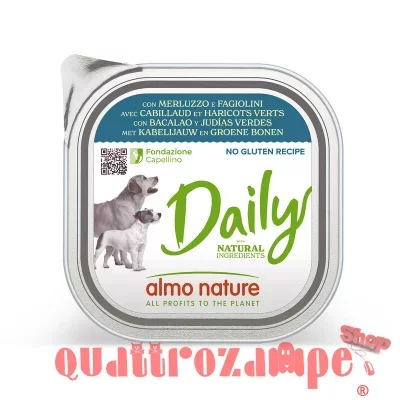 Almo Nature Daily Menu Merluzzo e Fagiolini Per Cane