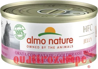 Almo Nature Jelly Orata Con Patate 70 gr Per Gatti