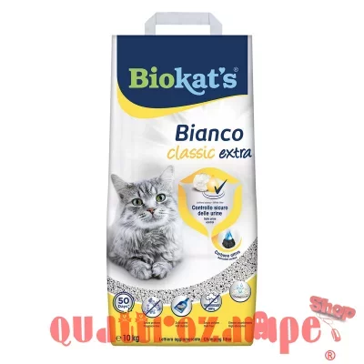 Biokats Bianco Classic Extra 10 kg Lettiera Agglomerante Per Gatti