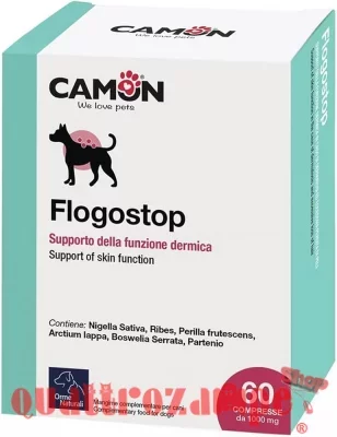 Camon Flogostop 60 Compresse Supporto Dermico Cani