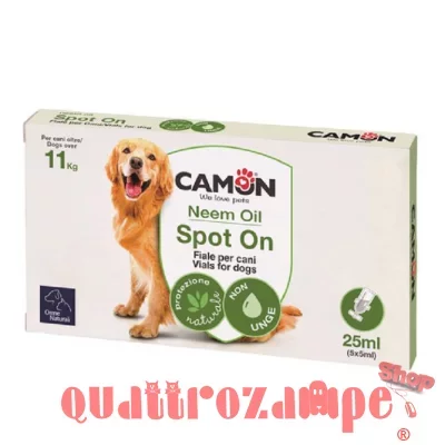 Camon Protection Spot On Cane oltre 11 kg 5 Fiale da 5 ml