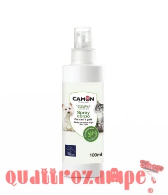 Camon Protection Spray Corpo 100 ml Citronella e Neem Cani e Gatti