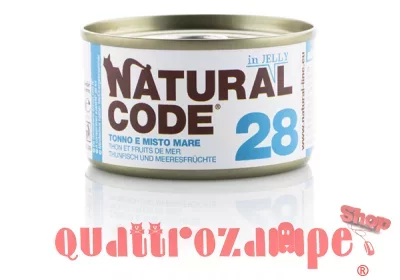 Natural Code C6 Manzo Prosciutto 70 gr Cibo Umido Completo Per Gatti