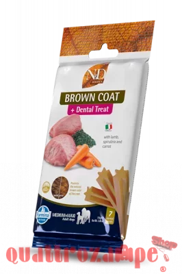 Farmina Dog Brown Coat Dental Treat Medium Maxi 110 gr Snack Per Cani Manto Marrone