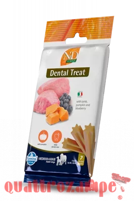 Farmina Dog Pumpkin Dental Treat Agnello Zucca Medium Maxi 110 gr Snack Per Cani