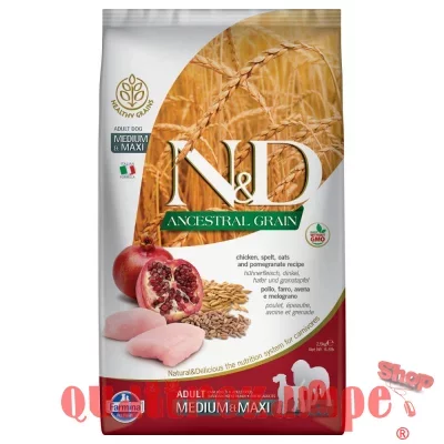 Farmina N/D Low Ancestral Grain Medium Maxi Adult Pollo e Melograno 2,5 kg Per Cani