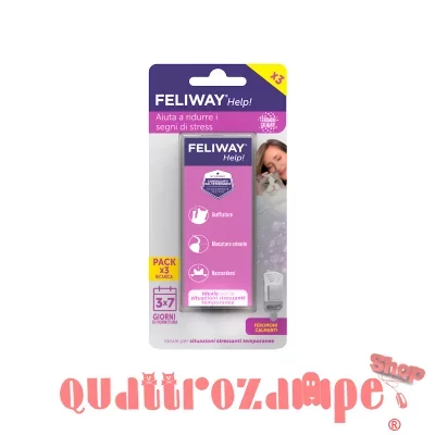 Feliway Help 3 Ricariche da 7 Giorni