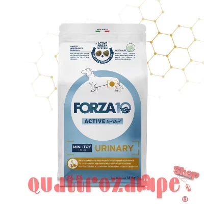 Forza 10 Active Vet Diet Mini Toy Urinary 1,5 kg Crocchette Per Cani