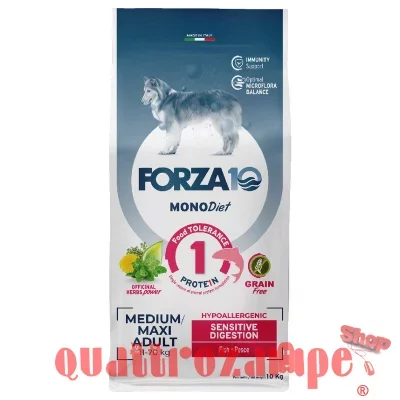 Forza 10 MonoDiet Medium Large Sensitive Digestion Pesce 10 kg per cane