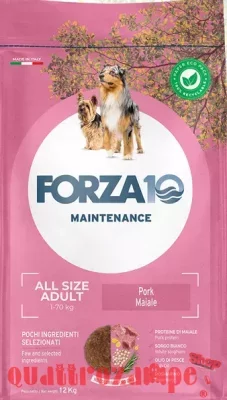 Forza 10 Maintenance Adult All Breeds Maiale e Riso 12 Kg