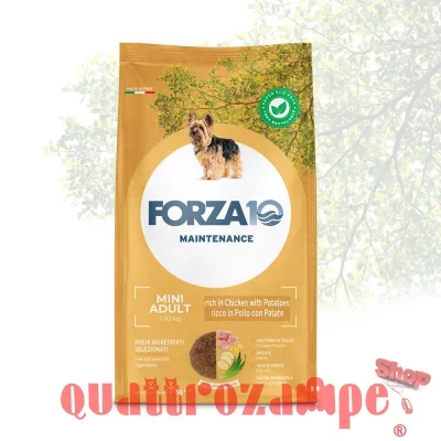 Forza 10 Mini Adult Pollo Patate 2 kg Crocchette Per Cani