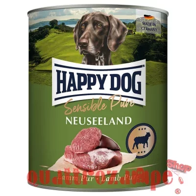 Happy Dog Sensible Pure Neuseeland Agnello 800 gr Umido Cane