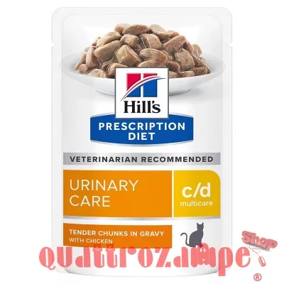 Hills Diet C/D Pollo Urinary Care 85 gr Umido Gatto