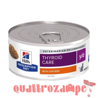 Hill's Diet Y/D Thyroid Care 156 gr Umido Gatto