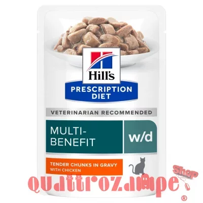 Hill's Diet W/D Multi Benefit 85 gr Bustina Umido Gatto
