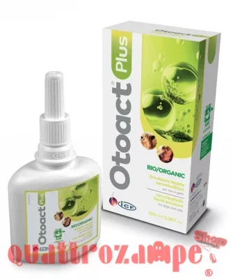 Icf Otoact Plus 100 ml Soluzione Liquida Ceruminolitica Cani Gatti