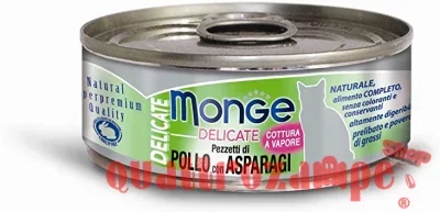 Monge Cat Delicate Superpremium 80 gr Pollo con Asparagi Per Gatti