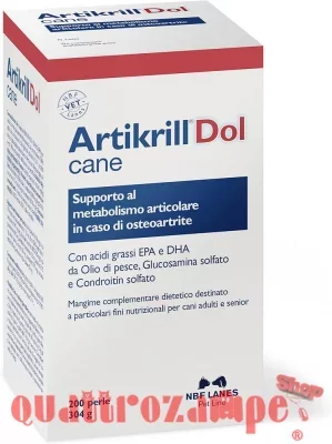 NBF Lanes Artikrill Dol 200 Perle Condroprotettore per Cani