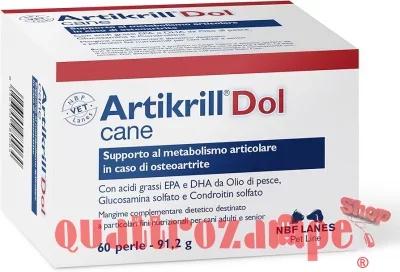 NBF Lanes Artikrill Dol 60 Perle Condroprotettore per Cani