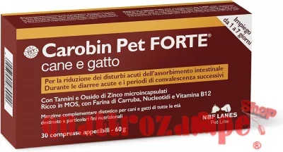 NBF Lanes Carobin Pet Forte 30 Compresse Per Cani E Gatti