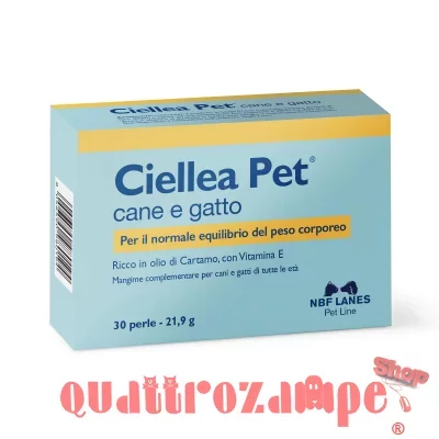 NBF Lanes Ciellea Pet 30 Perle Per Riduzione Peso Cani e Gatti