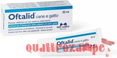 NBF Lanes Oftalid Pomata Oftalmica 20 ml per Cani e Gatti