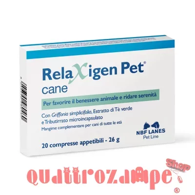 NBF Lanes Relaxigen Pet 20 Compresse per Cani