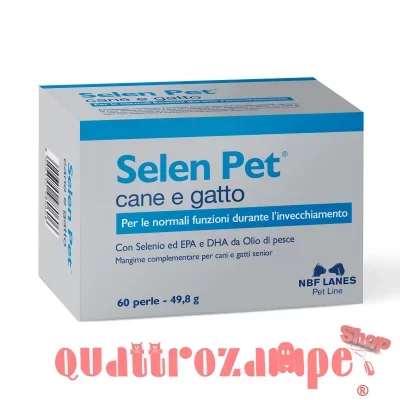 NBF Lanes Selen Pet 60 Perle Per Cani e Gatti