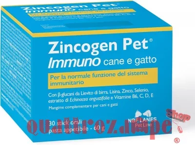 NBF Lanes Zincogen Immuno Pasta in 30 Stick Orali 60 gr Per Cani Gatti