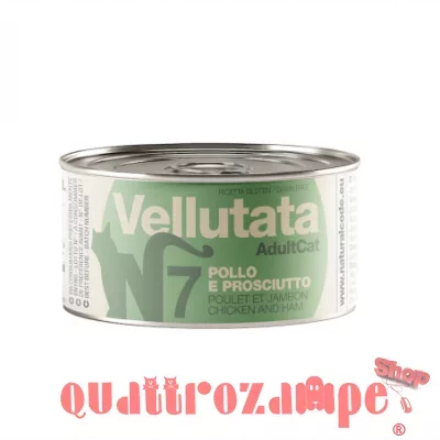 Natural Code Vellutata 07 Pollo e Prosciutto 85 gr Per Gatti