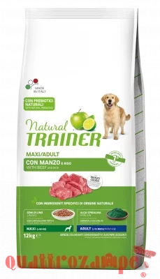 Natural Trainer Adult Maxi Manzo Cane kg 12