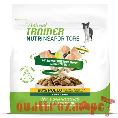 Natural Trainer Dog Snack NutrInsaporitore Pollo 120 gr Liofilizzato Per Cani