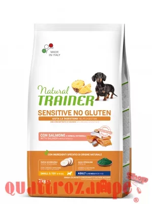 Natural Trainer Sensitive Mini Adult Salmone e Cereali Integrali 2 kg Per Cani