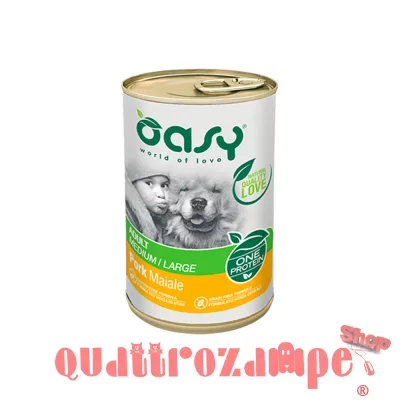 Oasy Dog One Protein Maiale 400 gr Umido Per Cani