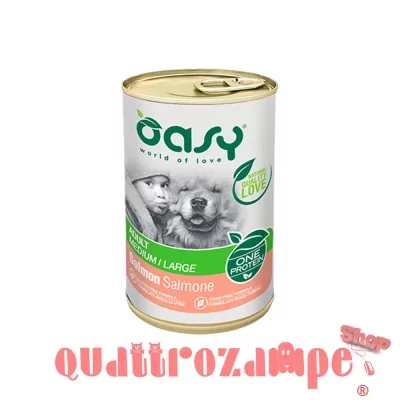 Oasy Dog One Protein Salmone 400 gr Umido Per Cani