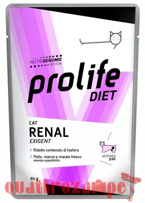 PROLIFE Cat Veterinary Diet Renal Exigent 85 gr Umido Gatto
