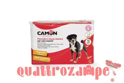 Camon Pannolini Super Assorbenti Fascia Elastica small Per Cani Maschi