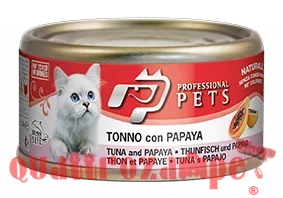 Professional pets 70 gr Tonno e papaya