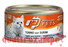 Professional pets 70 gr Tonno e surimi