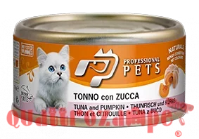 Professional pets 70 gr Tonno e zucca