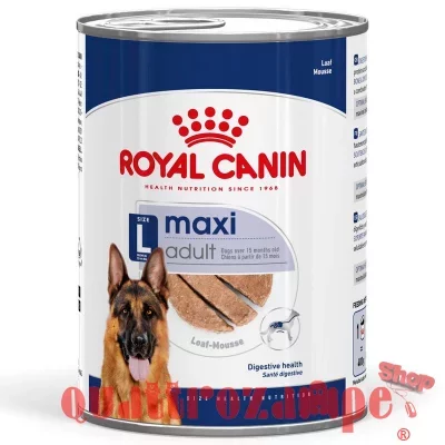 Royal Canin Maxi Adult 410 Gr Barattolo Pate Umido Per Cane