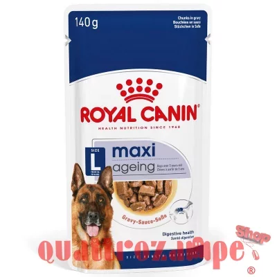 Royal Canin Maxi Ageing 8 + 140 Gr Busta In Salsa Umido Per Cane