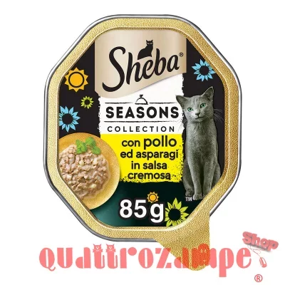 Sheba Pollo e Asparagi Salsa 85 gr